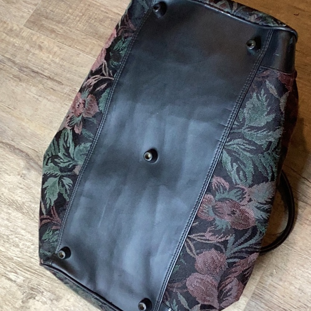 Jaguar Large Floral Tapestry Weekender Duffle Bag - Picture 3 of 7